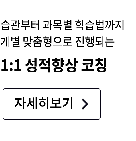 1:1 성적향상 코칭