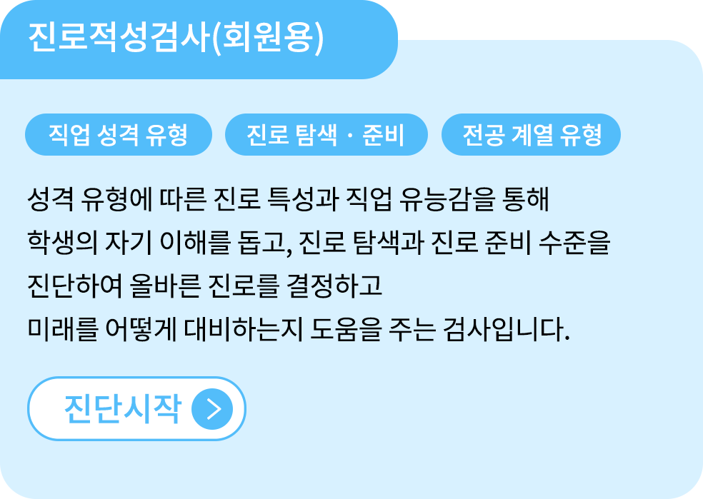진로적성검사